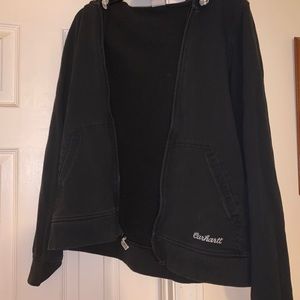 Black Carhartt zip up jacket